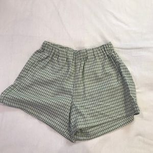 brandy melville green shorts